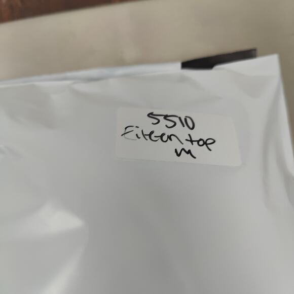 Eileen Fisher Semi-Sheer Linen Top Womens Medium Teal Green Scoopenck Boxy Beach - Picture 7 of 7